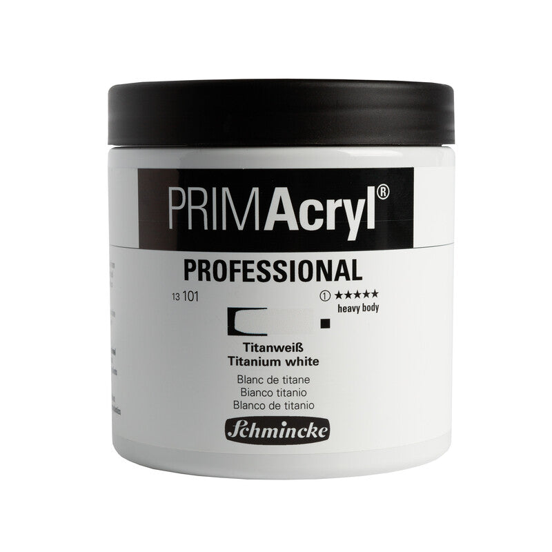 Schmincke Primacryl Acrylic Paint Titanium White 474ml