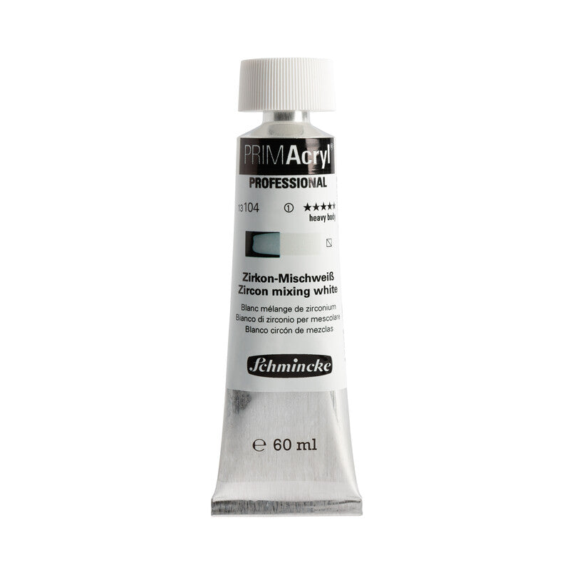 Schmincke Primacryl Acrylic Paint Zircon Mixing White 60ml