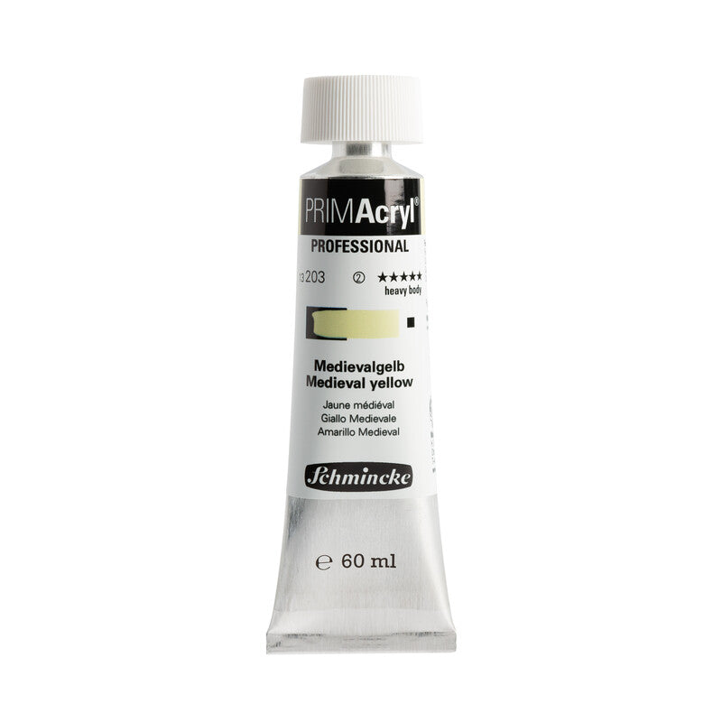 Schmincke Primacryl Acrylic Paint Medieval Yellow 60ml