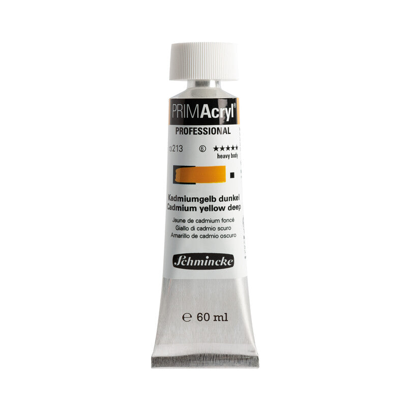 Schmincke Primacryl Acrylic Paint Cadmium Yellow Deep 60ml
