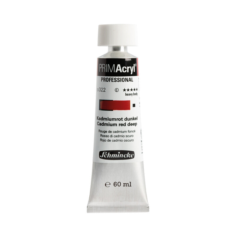 Schmincke Primacryl Acrylic Paint Cadmium Red Deep 60ml