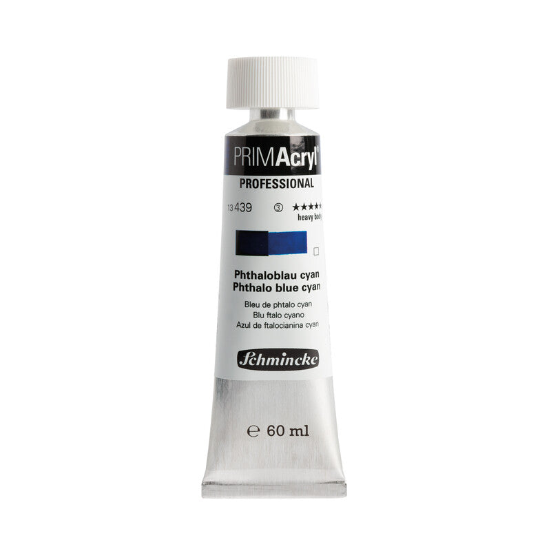 Schmincke Primacryl Acrylic Paint Phthalo Blue Cyan 60ml