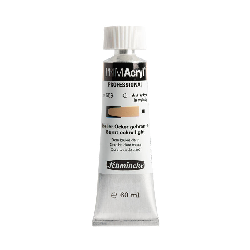 Schmincke Primacryl Acrylic Paint Burnt Ochre Light 60ml