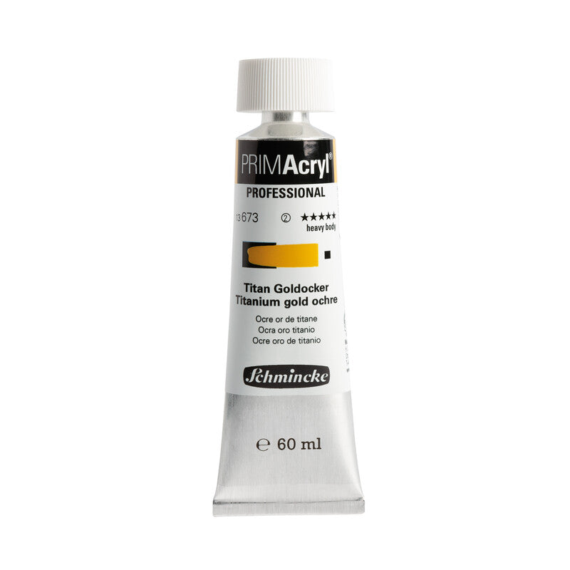 Schmincke Primacryl Acrylic Paint Titanium Gold Ochre 60ml
