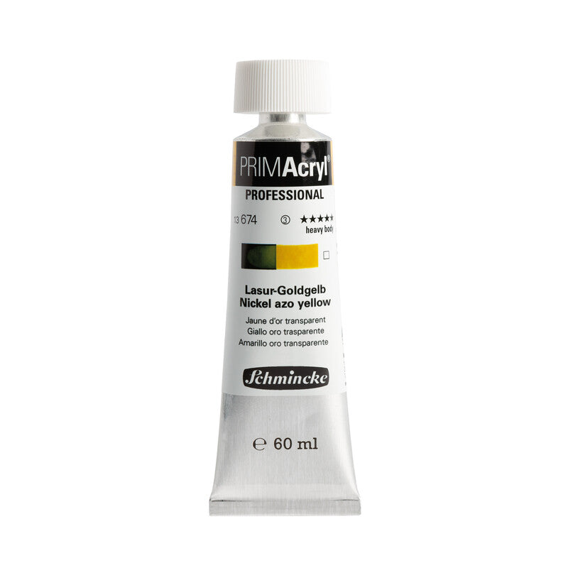 Schmincke Primacryl Acrylic Paint Nickel Azo Yellow 60ml