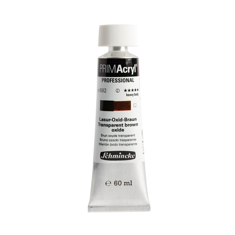 Schmincke Primacryl Acrylic Paint Transparent Brown Oxide 60ml