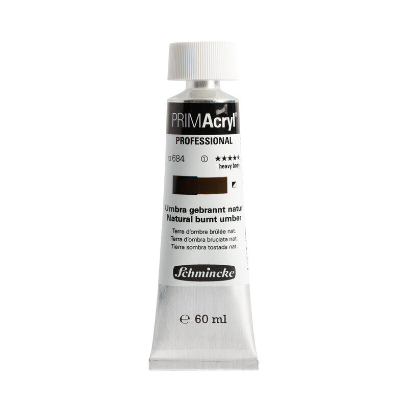 Schmincke Primacryl Acrylic Paint Natural Burnt Umber 60ml