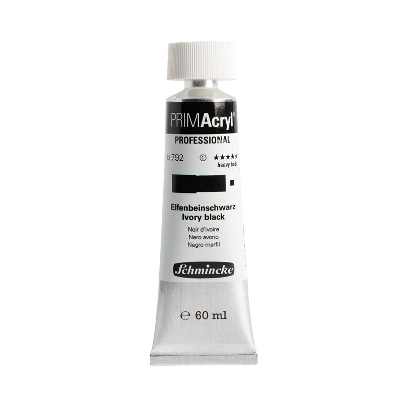 Schmincke Primacryl Acrylic Paint Ivory Black 60ml
