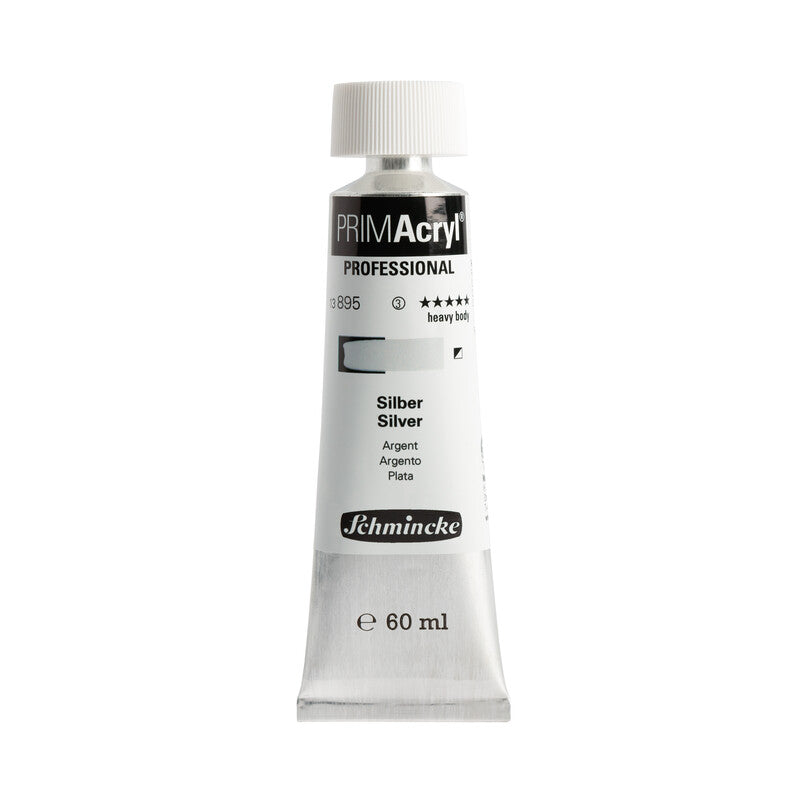 Schmincke Primacryl Acrylic Paint Silver 60ml