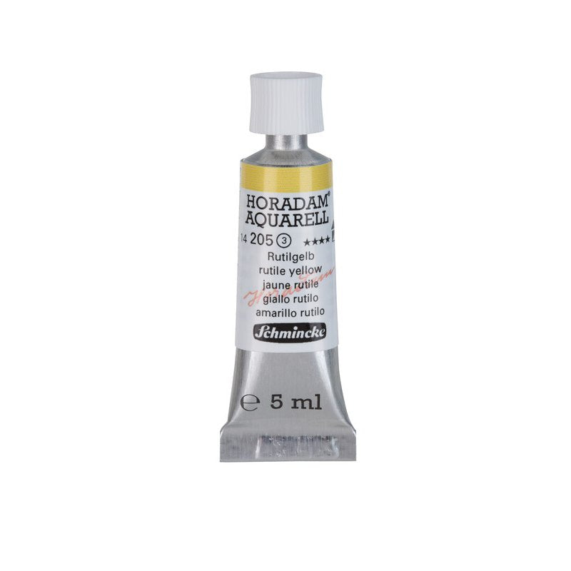 Schmincke Horadam Aquarelle Watercolour Paint Rutile Yellow