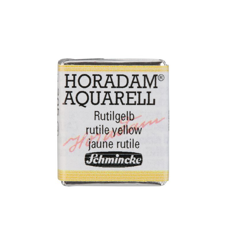 Schmincke Horadam Aquarelle Watercolour Paint Rutile Yellow
