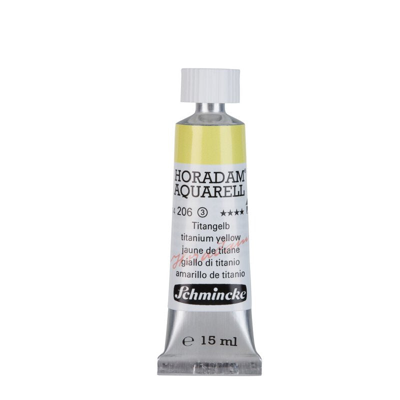 Schmincke Horadam Aquarelle Watercolour Paint Titanium Yellow