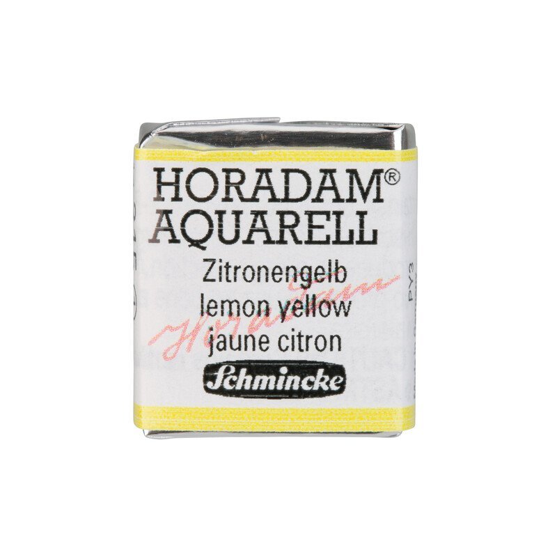 Schmincke Horadam Aquarelle Watercolour Paint Lemon Yellow