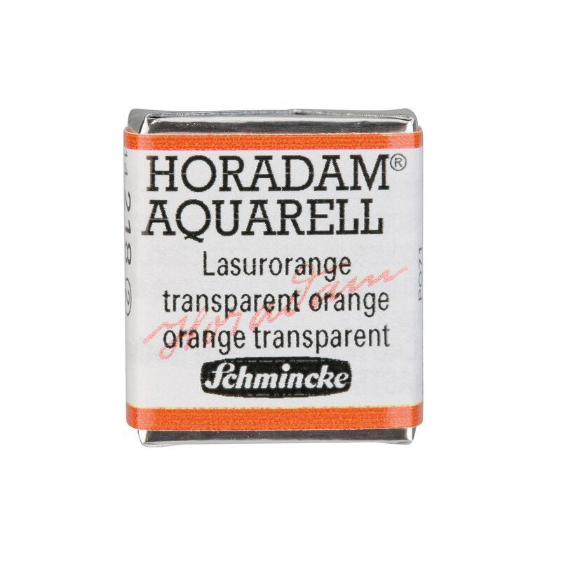 Schmincke Horadam Aquarelle Watercolour Paint Transparent Orange