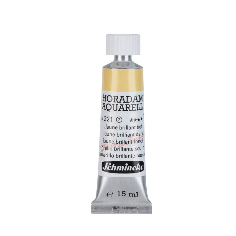 Schmincke Horadam Aquarelle Watercolour Paint Jaune Brilliant Dark