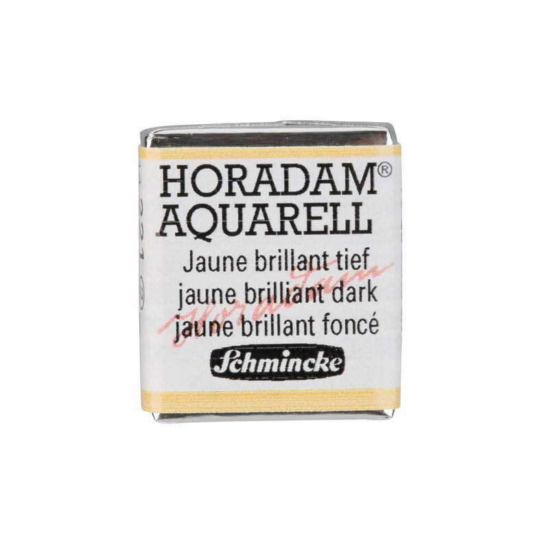 Schmincke Horadam Aquarelle Watercolour Paint Jaune Brilliant Dark