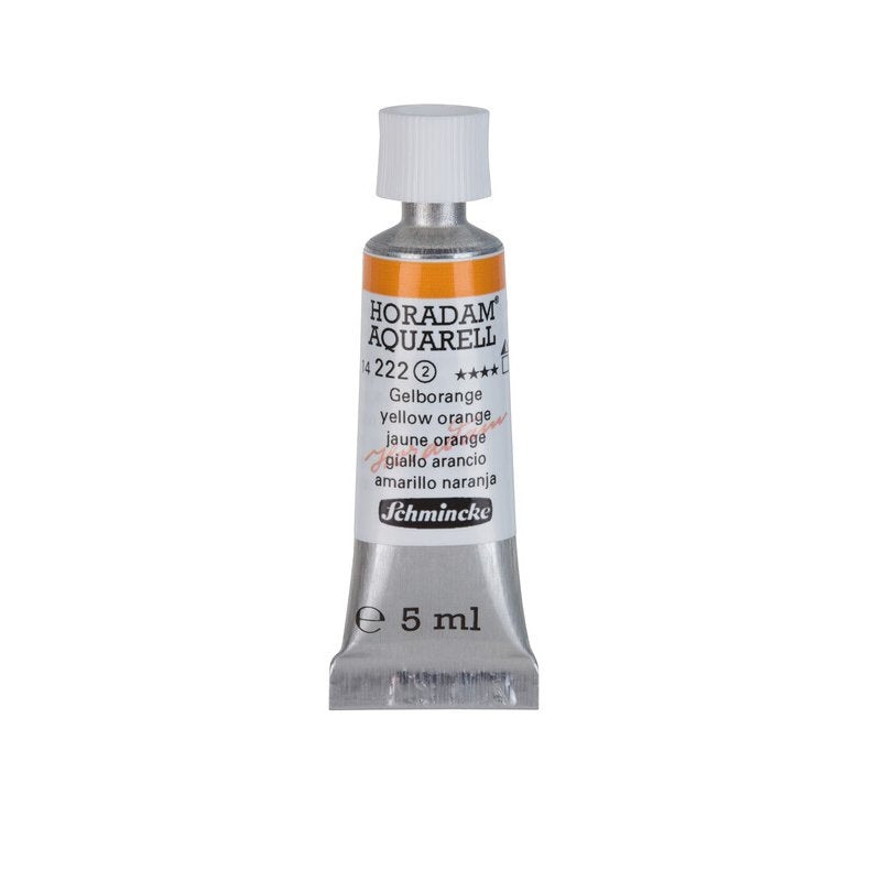 Schmincke Horadam Aquarelle Watercolour Paint Yellow Orange