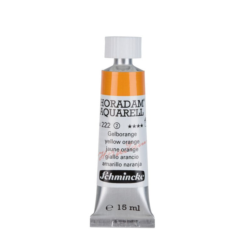 Schmincke Horadam Aquarelle Watercolour Paint Yellow Orange