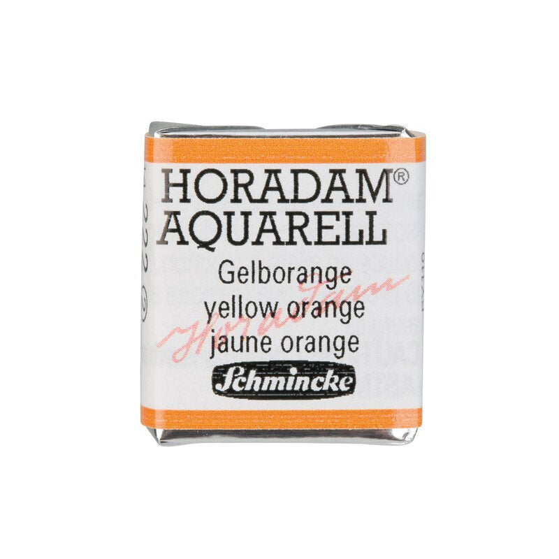 Schmincke Horadam Aquarelle Watercolour Paint Yellow Orange