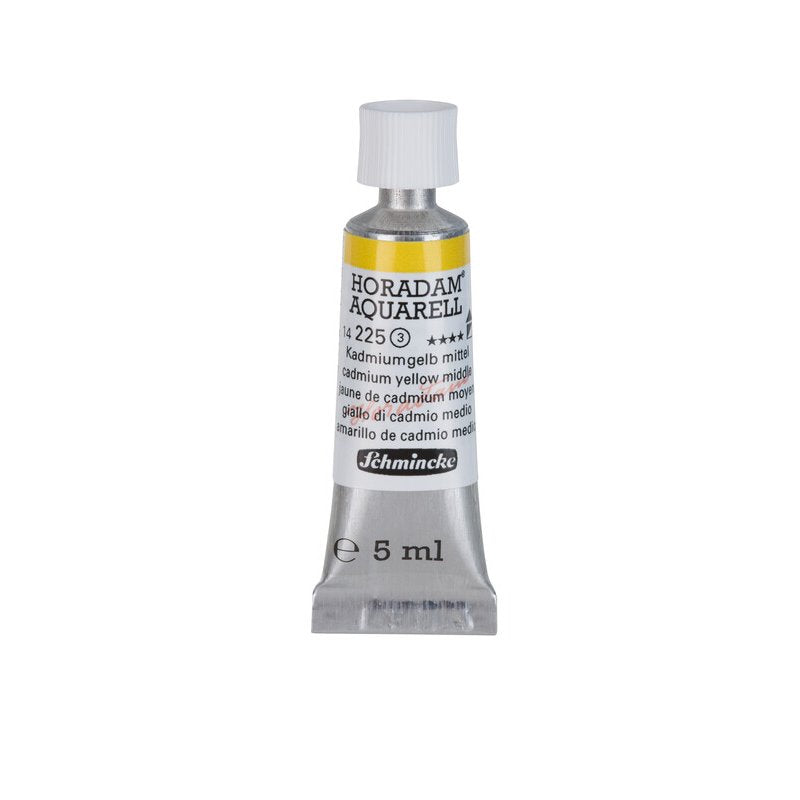 Schmincke Horadam Aquarelle Watercolour Paint Cadmium Yellow Middle