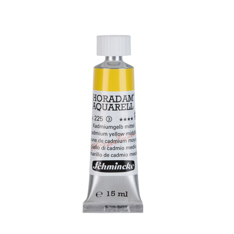 Schmincke Horadam Aquarelle Watercolour Paint Cadmium Yellow Middle
