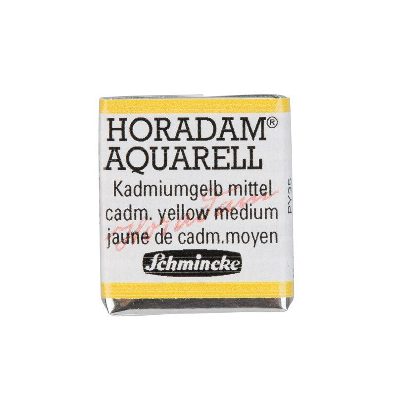 Schmincke Horadam Aquarelle Watercolour Paint Cadmium Yellow Middle