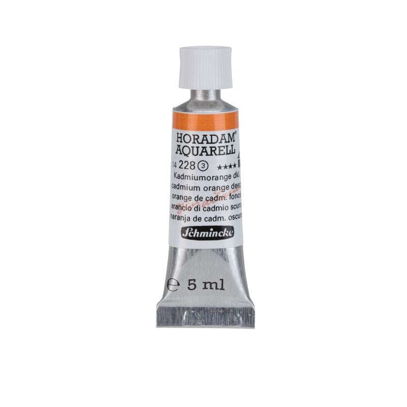 Schmincke Horadam Aquarelle Watercolour Paint Cadmium Orange Deep