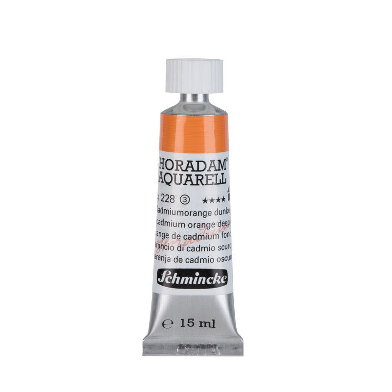 Schmincke Horadam Aquarelle Watercolour Paint Cadmium Orange Deep