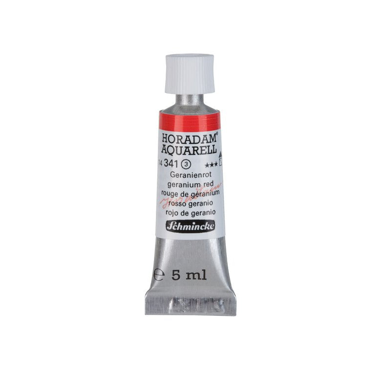 Schmincke Horadam Aquarelle Watercolour Paint Geranium Red