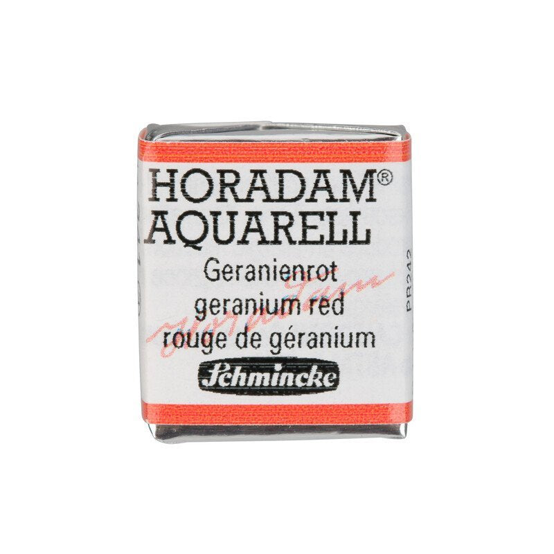 Schmincke Horadam Aquarelle Watercolour Paint Geranium Red