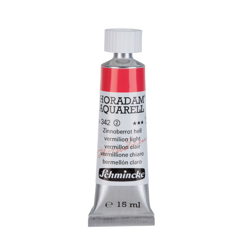 Schmincke Horadam Aquarelle Watercolour Paint Vermilion Light