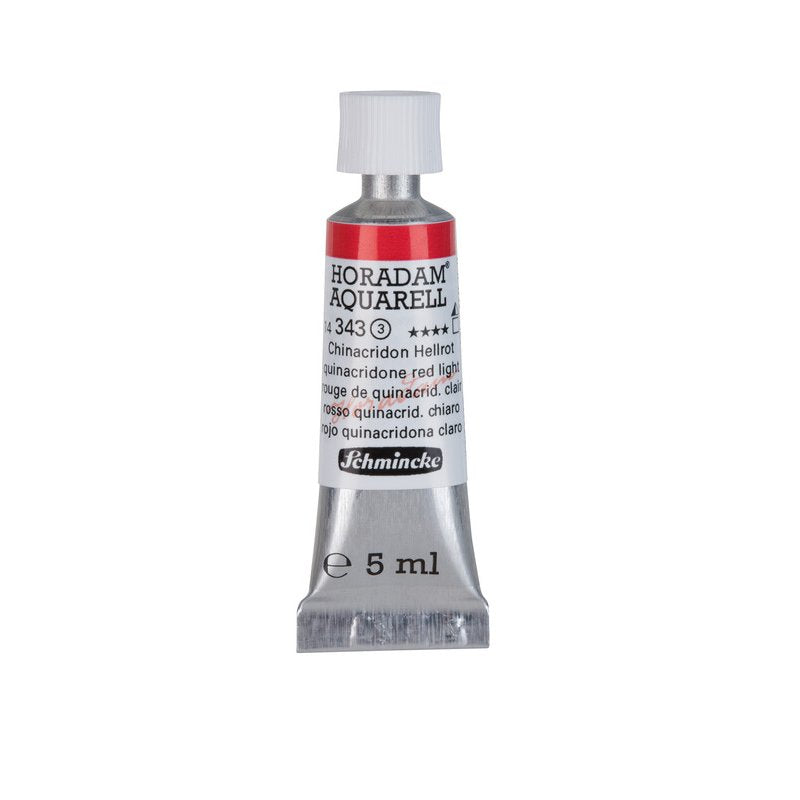 Schmincke Horadam Aquarelle Watercolour Paint Quinacridone Red Light