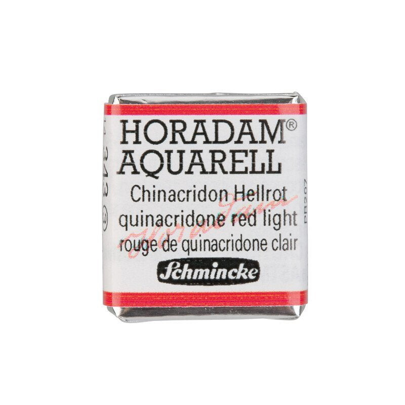 Schmincke Horadam Aquarelle Watercolour Paint Quinacridone Red Light