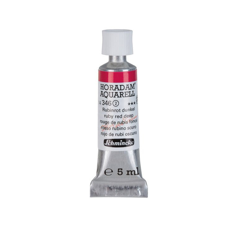 Schmincke Horadam Aquarelle Watercolour Paint Ruby Red Deep