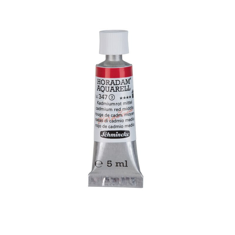 Schmincke Horadam Aquarelle Watercolour Paint Cadmium Red Middle