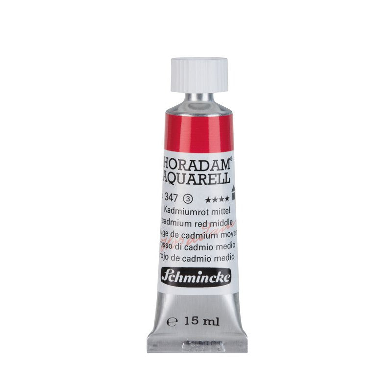 Schmincke Horadam Aquarelle Watercolour Paint Cadmium Red Middle