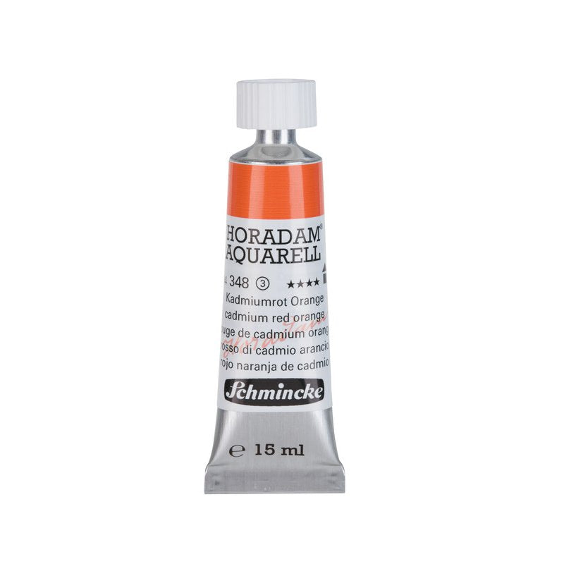 Schmincke Horadam Aquarelle Watercolour Paint Cadmium Red Orange