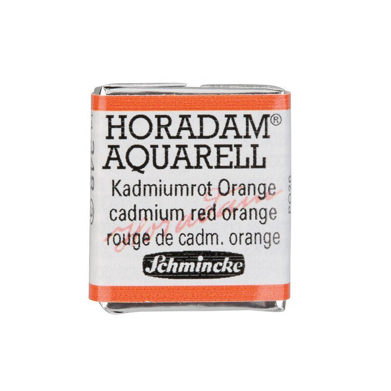 Schmincke Horadam Aquarelle Watercolour Paint Cadmium Red Orange