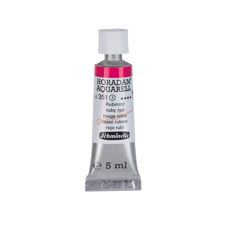 Schmincke Horadam Aquarelle Watercolour Paint Ruby Red