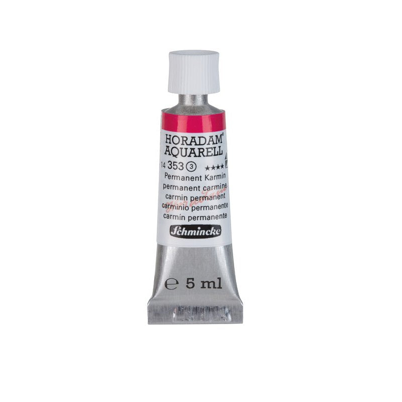 Schmincke Horadam Aquarelle Watercolour Paint Permanent Carmine