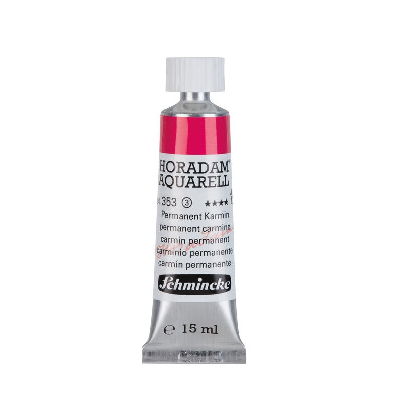Schmincke Horadam Aquarelle Watercolour Paint Permanent Carmine