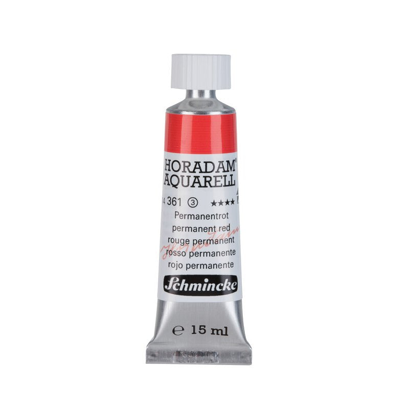Schmincke Horadam Aquarelle Watercolour Paint Permanent Red