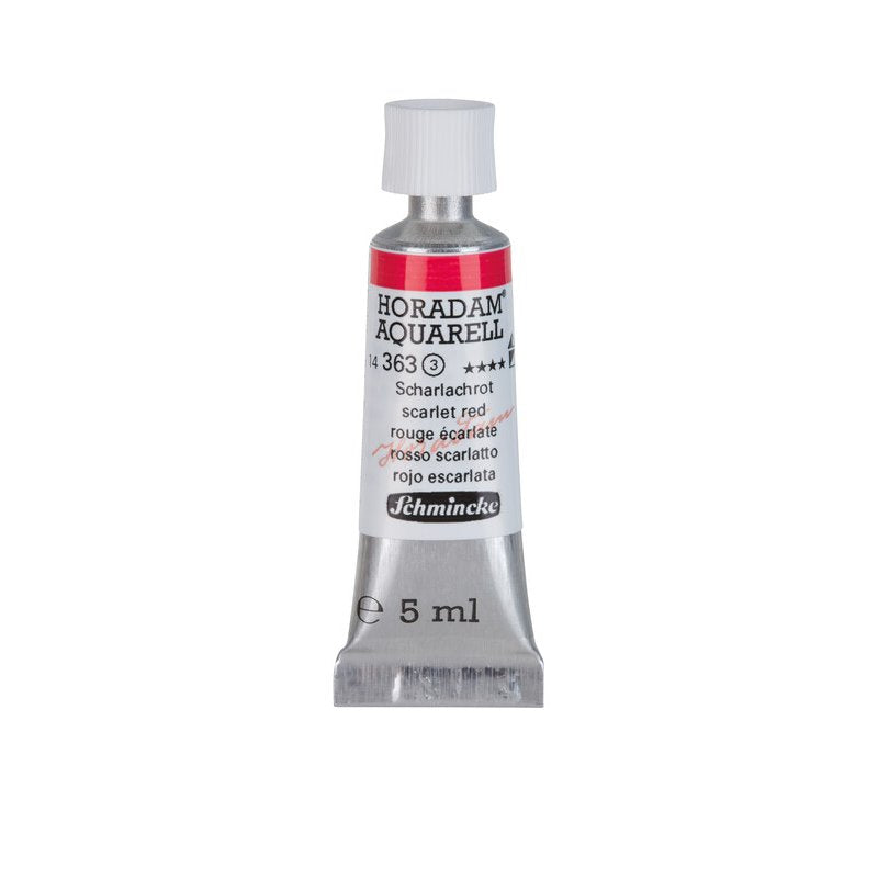 Schmincke Horadam Aquarelle Watercolour Paint Scarlet Red