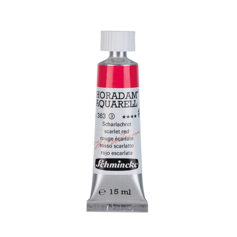 Schmincke Horadam Aquarelle Watercolour Paint Scarlet Red