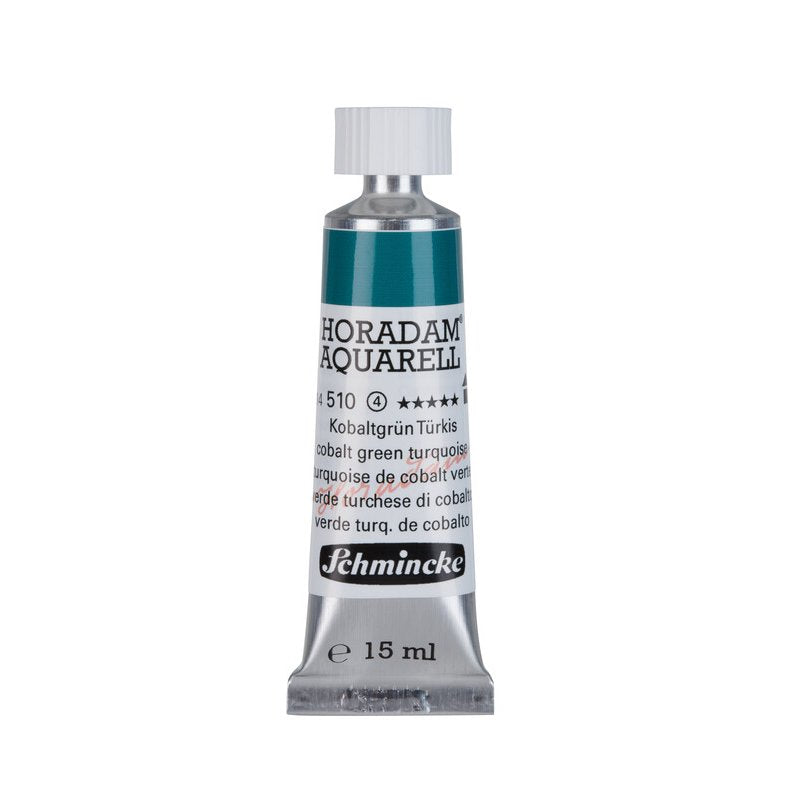 Schmincke Horadam Aquarelle Watercolour Paint Cobalt Green Turquoise