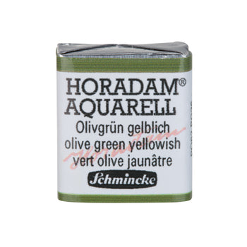 Product image for Schmincke Horadam Aquarelle Watercolour Paint Olive Green Yellowish