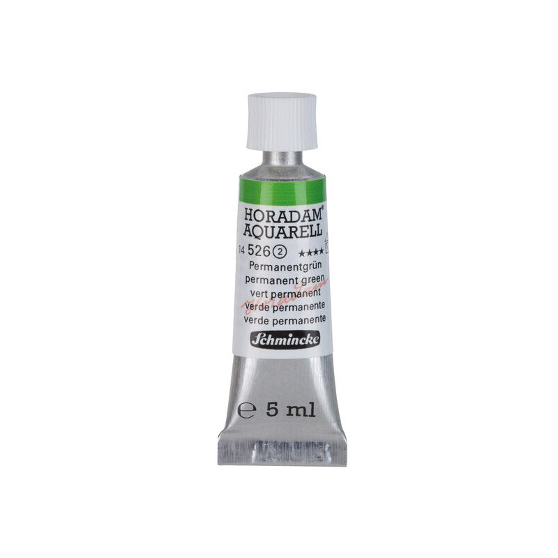 Schmincke Horadam Aquarelle Watercolour Paint Permanent Green