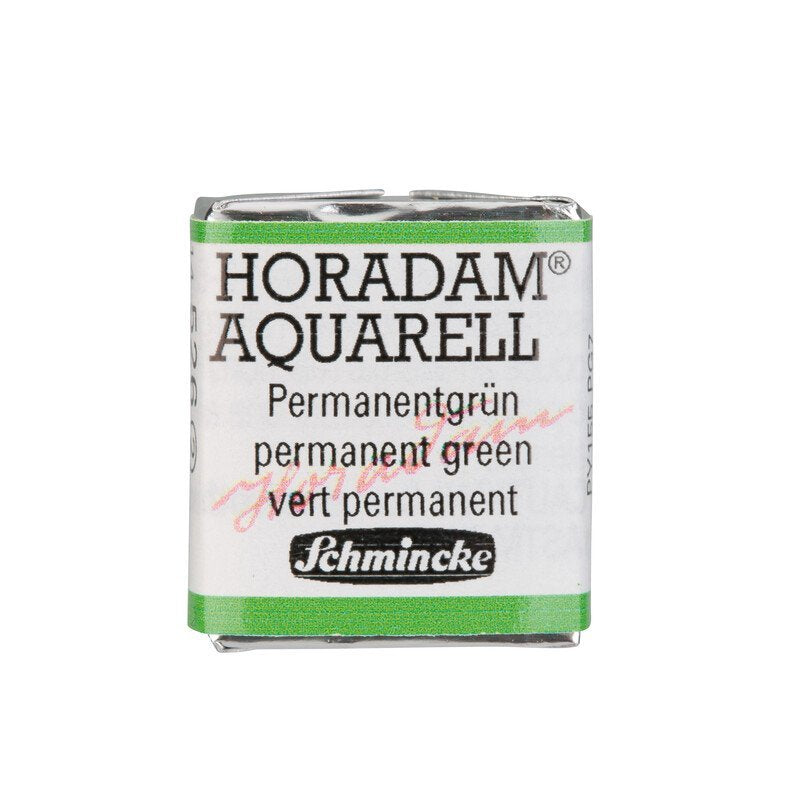 Schmincke Horadam Aquarelle Watercolour Paint Permanent Green