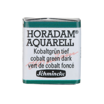 Product image for Schmincke Horadam Aquarelle Watercolour Paint Cobalt Green Dark