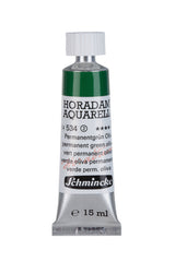 Product image for Schmincke Horadam Aquarelle Watercolour Paint Permanent Green Olive